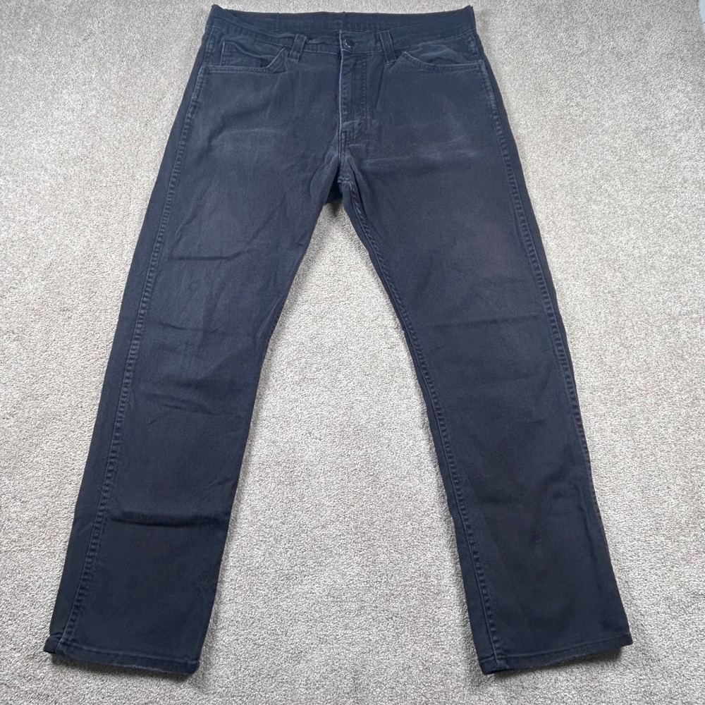 Levis 511 Slim Fit Jeans Mens 33x30 Black Faded Denim Pants 04511-1292